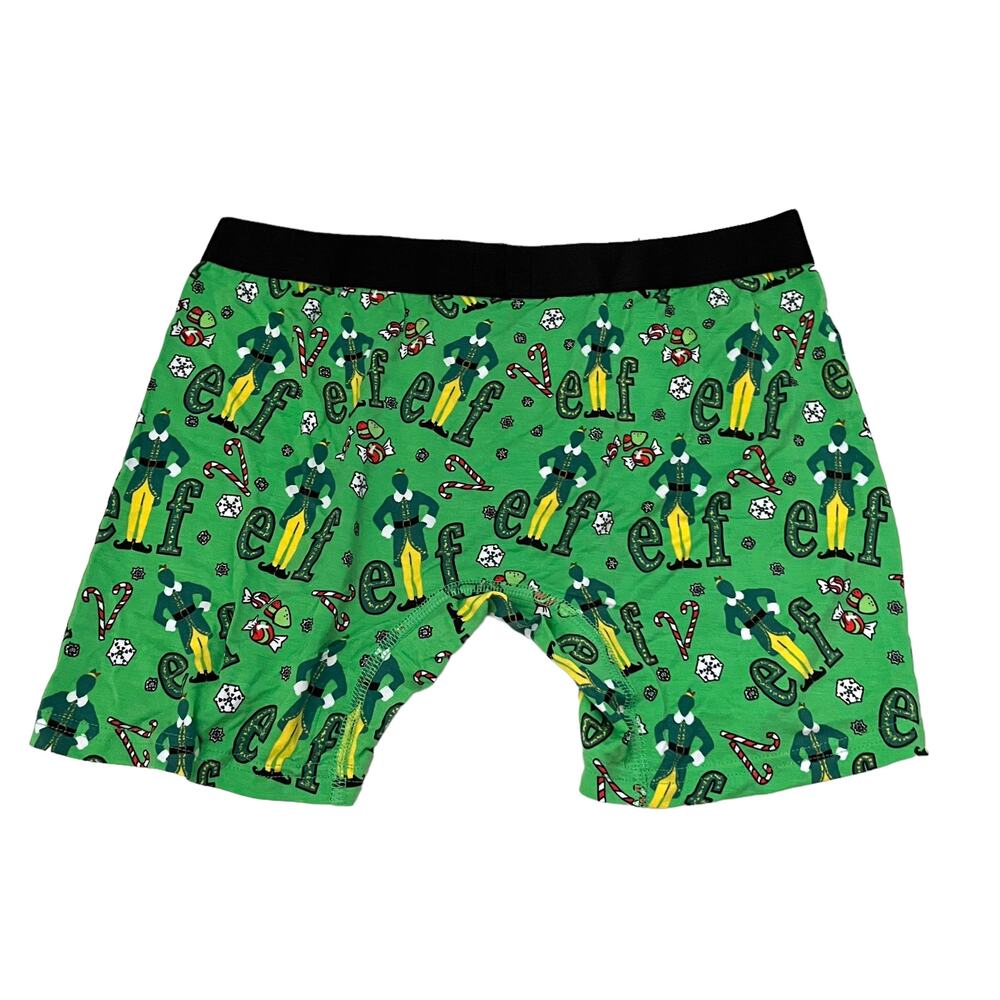 MeUndies Elf Holiday Print Boxer Brief Underwear Size Small